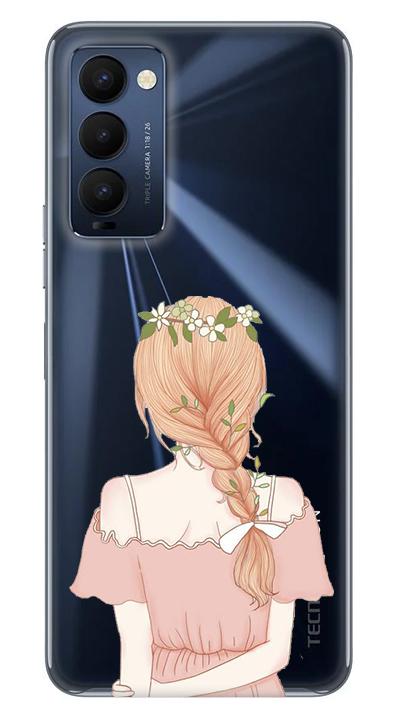 ÇiçekliKız6 Desenli Cep Telefonu Kılıfı