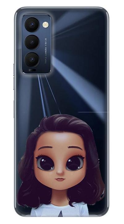TatlıKız Desenli Cep Telefonu Kılıfı