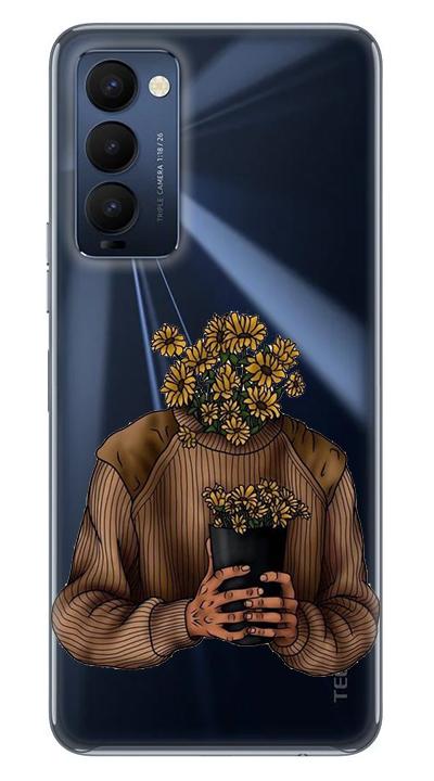 ÇiçekAdam Desenli Cep Telefonu Kılıfı