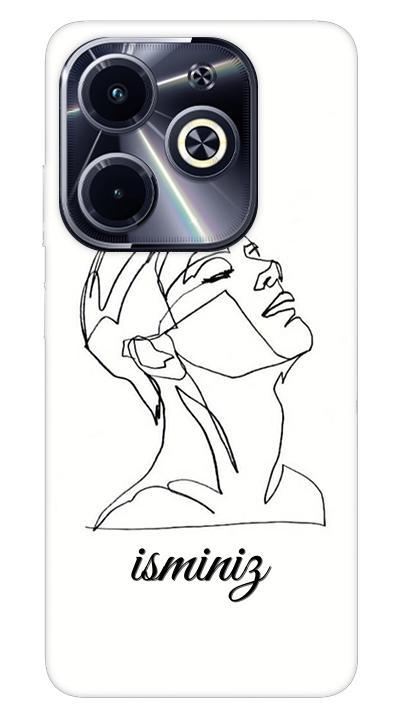 Beyaz 2 Desenli Cep Telefonu Kılıfı