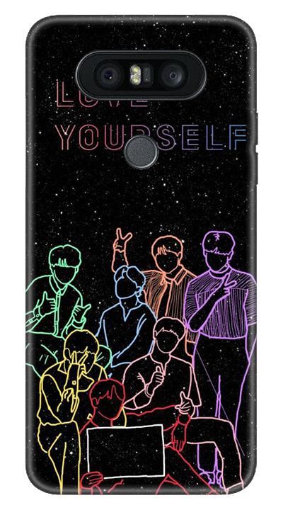 BTS 014 Desenli Cep Telefonu Kılıfı