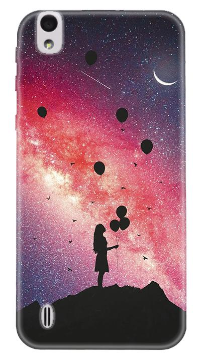 Galaxykız Desenli Cep Telefonu Kılıfı