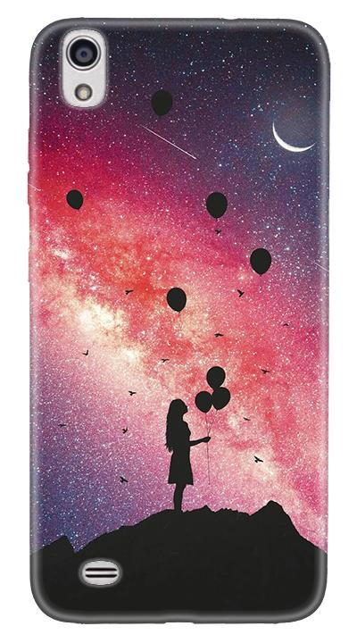 Galaxykız Desenli Cep Telefonu Kılıfı